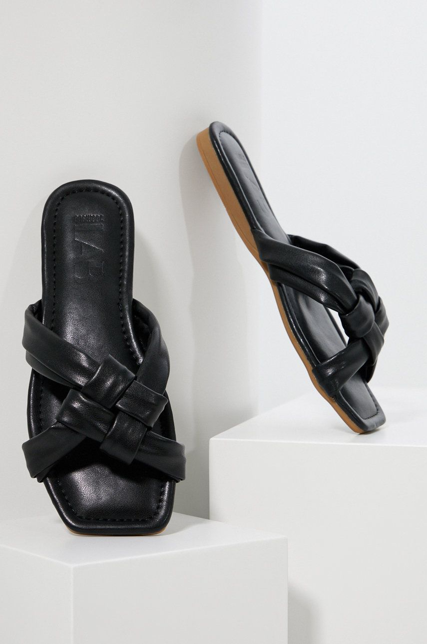 Answear Lab papuci femei, culoarea negru femei 2023-09-23