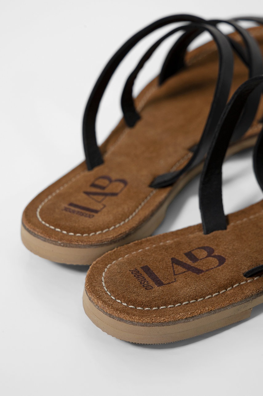 

Шкіряні шльопанці Answear Lab жіночі колір чорний
