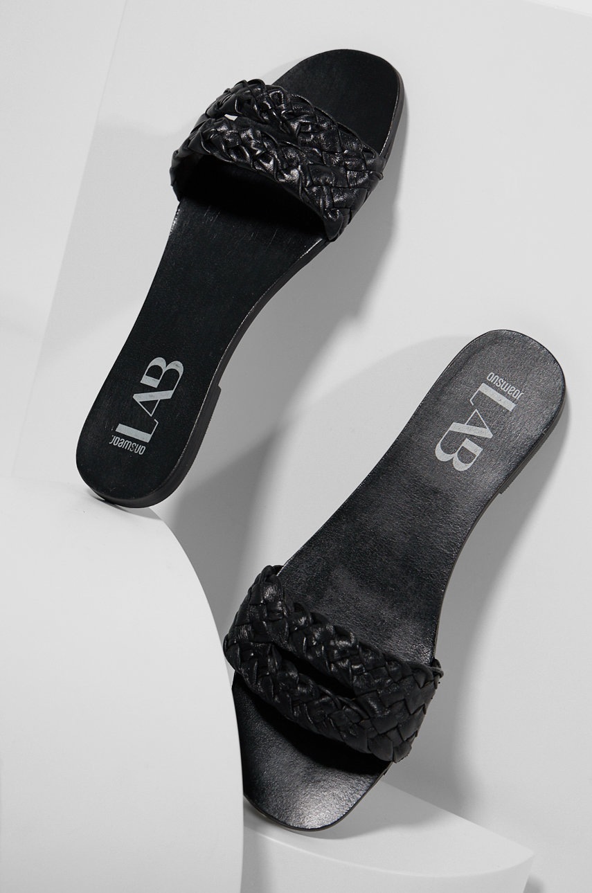

Шкіряні шльопанці Answear Lab жіночі колір чорний