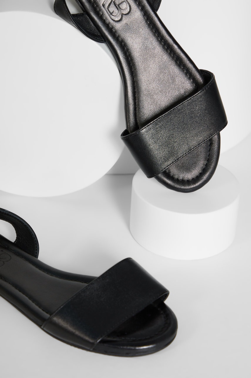 

Шкіряні сандалі Answear Lab жіночі колір чорний