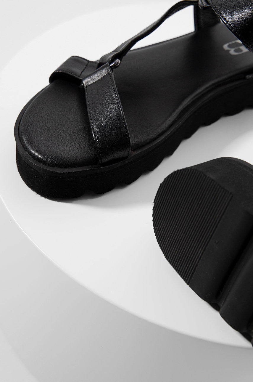

Кожаные сандалии Answear Lab женские цвет чёрный на платформе