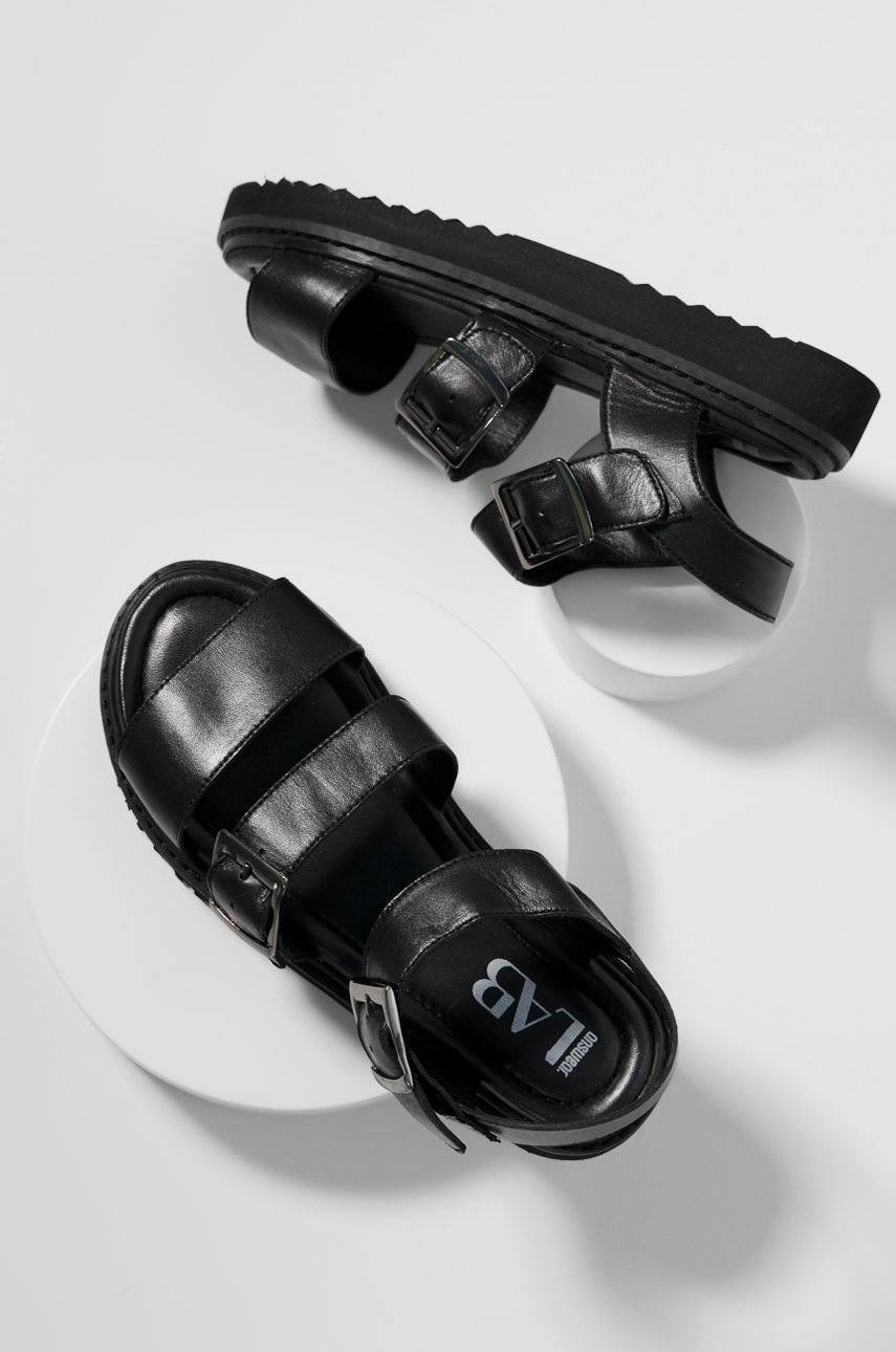

Шкіряні сандалі Answear Lab жіночі колір чорний
