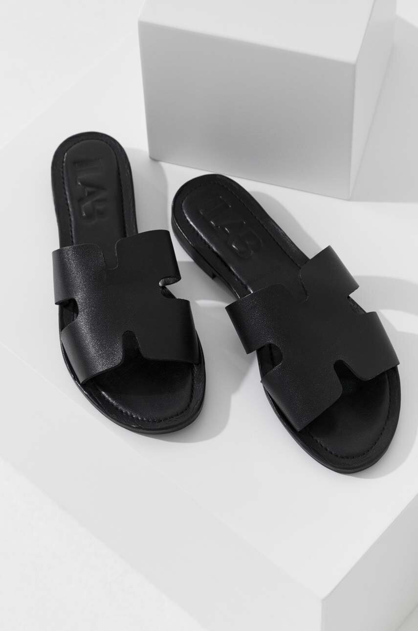 

Кожаные шлепанцы Answear Lab женские цвет чёрный