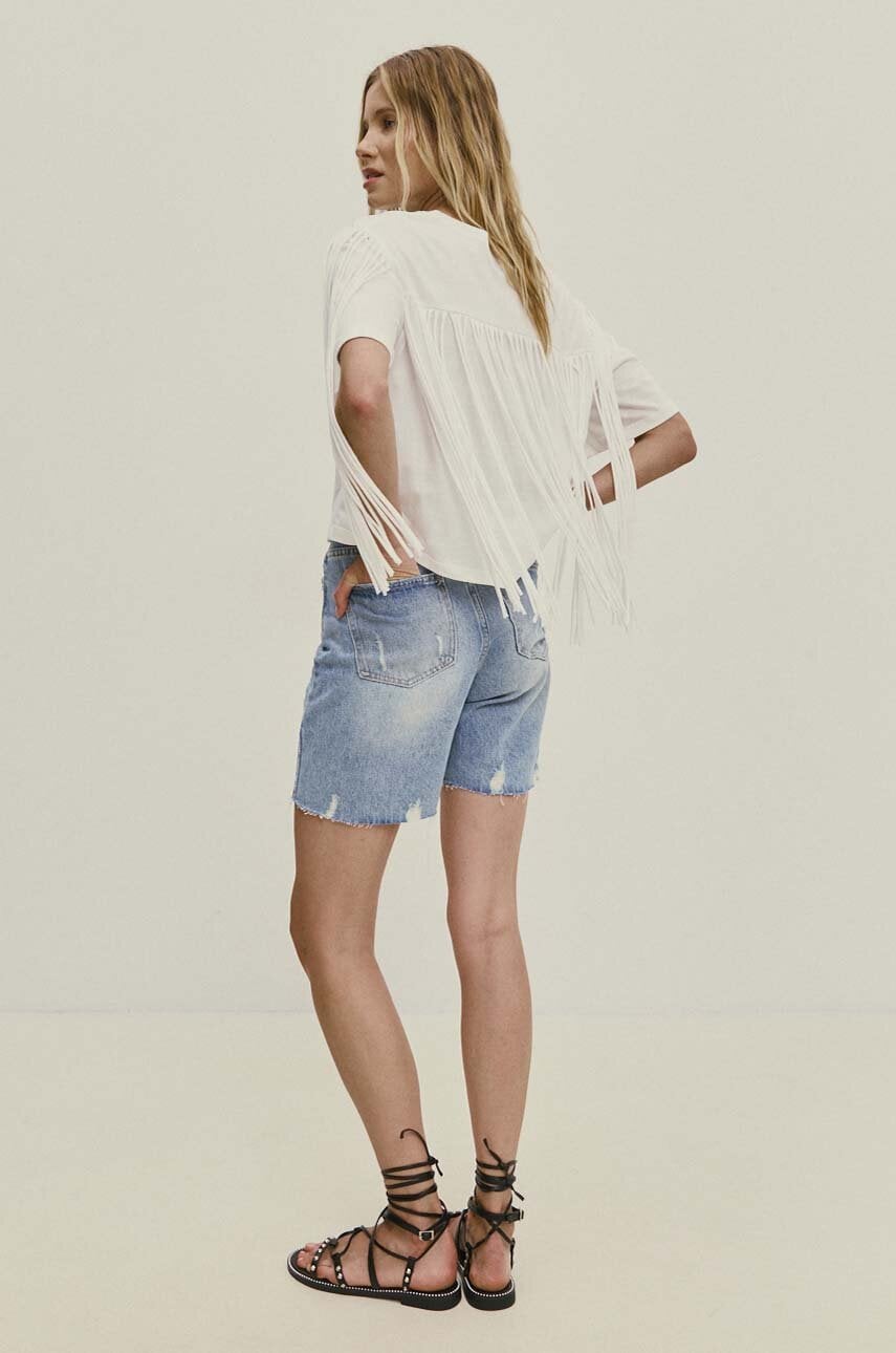 Answear Lab tricou din bumbac femei, culoarea alb Answear Lab tricou din bumbac femei, culoarea alb