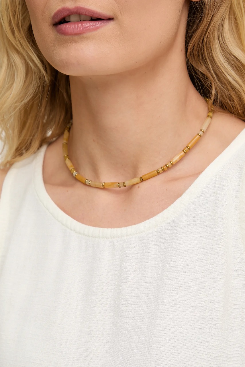 Κολιέ από αβεντουρίνη, χειροποίητο Answear Lab φωτογραφία