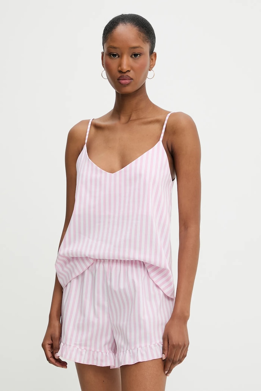 Answear Lab pijama culoarea roz