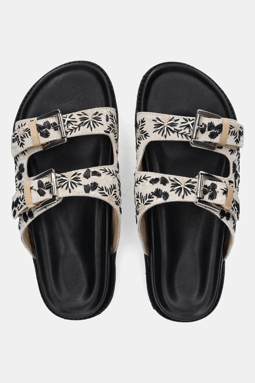 Παντόφλες Answear.LAB χρώμα: μπεζ φωτογραφία