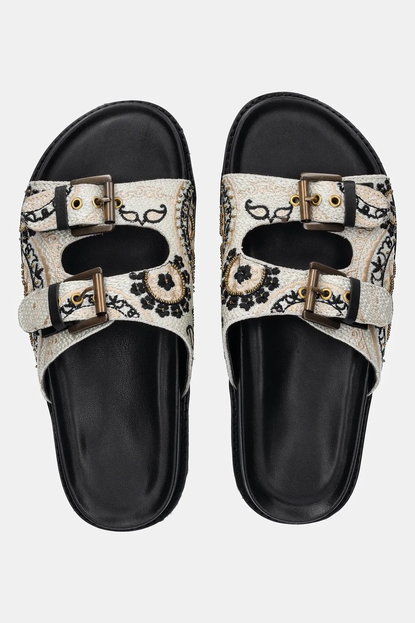 Παντόφλες Answear.LAB χρώμα: μπεζ φωτογραφία