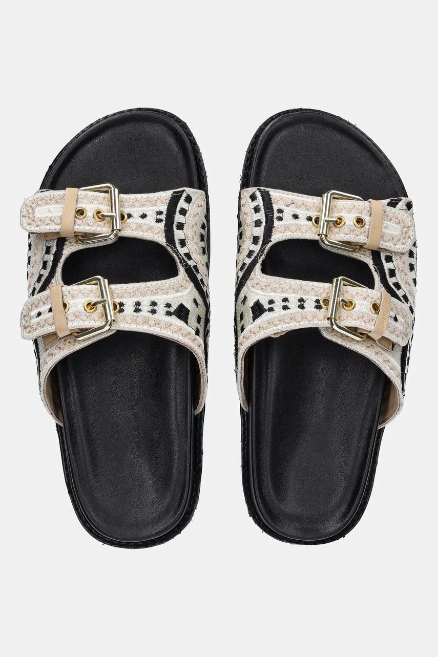 Παντόφλες Answear.LAB χρώμα: μπεζ φωτογραφία