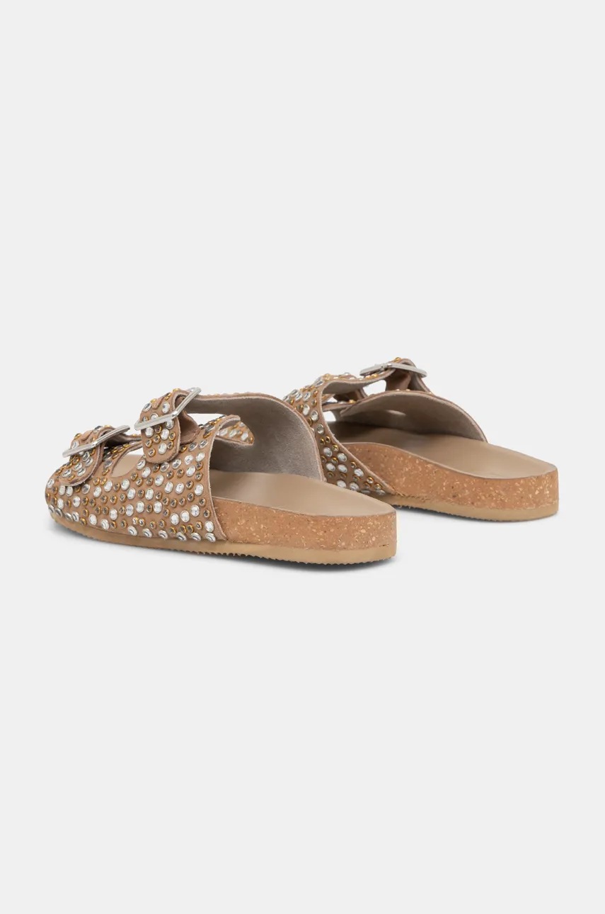 Παντόφλες Answear.LAB χρώμα: μπεζ φωτογραφία