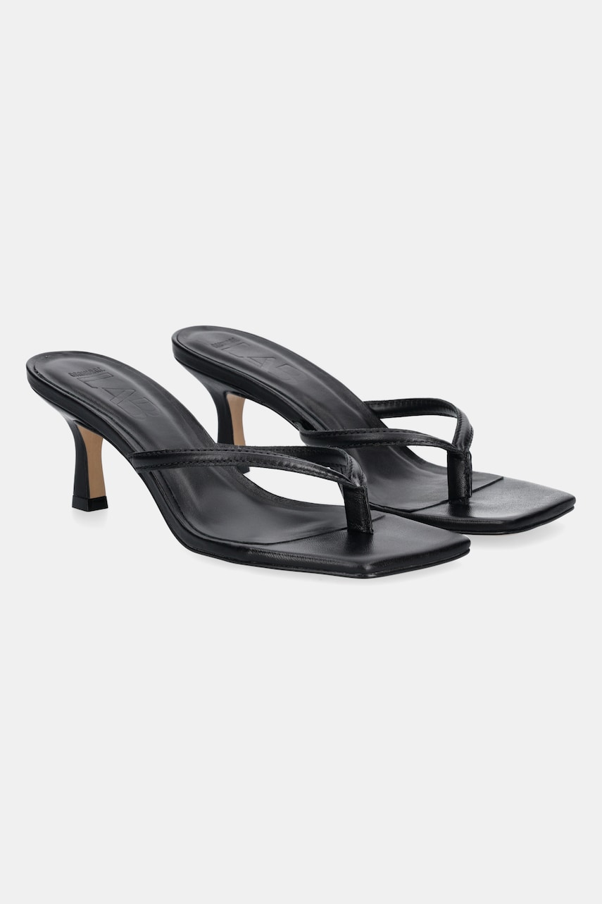 Answear Lab papuci femei, culoarea negru, cu toc cui Answear Lab papuci femei, culoarea negru, cu toc cui
