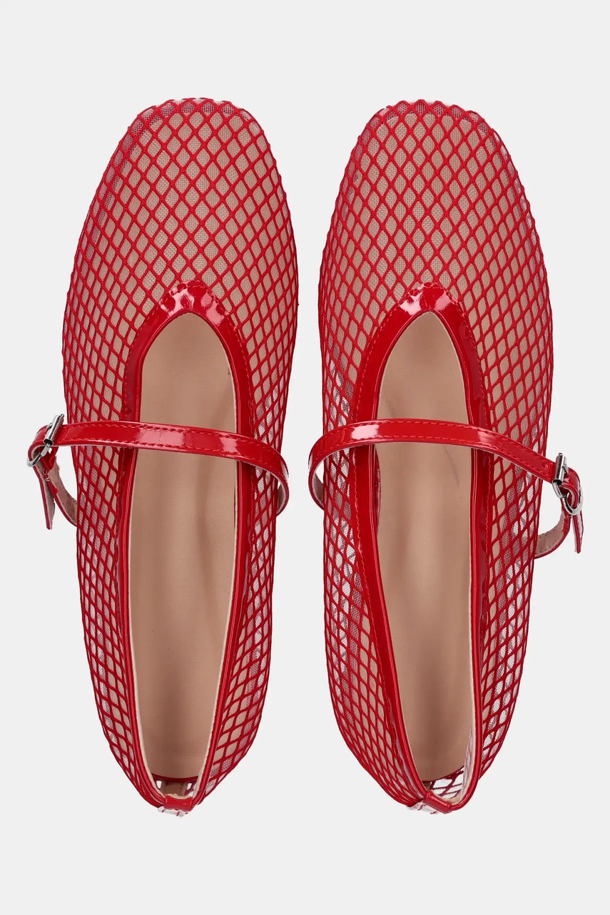 Μπαλαρίνες Answear.LAB χρώμα: κόκκινο φωτογραφία