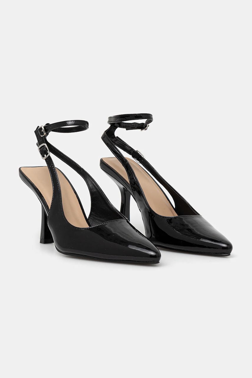 Answear Lab pantofi cu toc culoarea negru