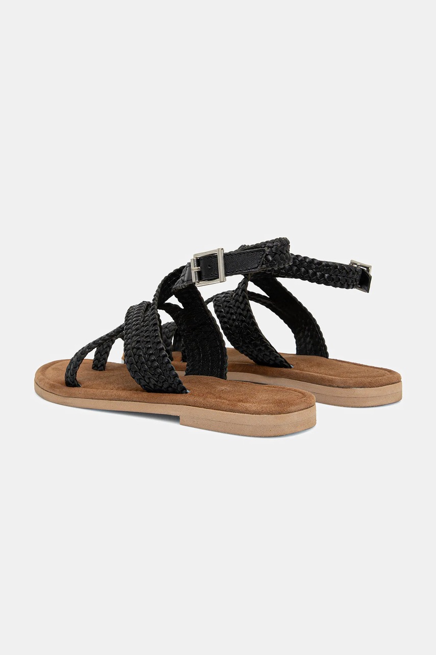 Δερμάτινα σανδάλια Answear.LAB χρώμα: μαύρο φωτογραφία