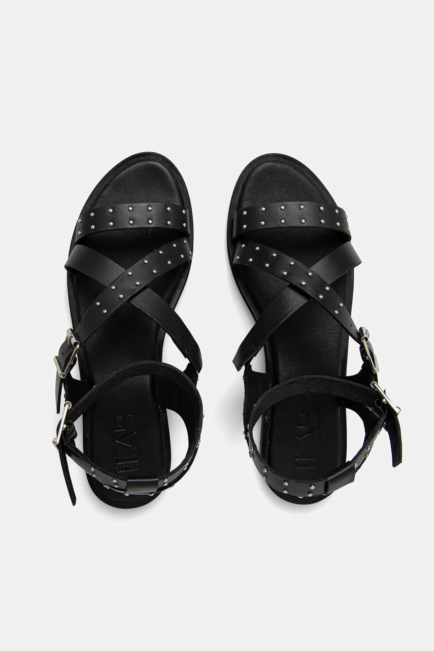 Δερμάτινα σανδάλια Answear.LAB χρώμα: μαύρο φωτογραφία
