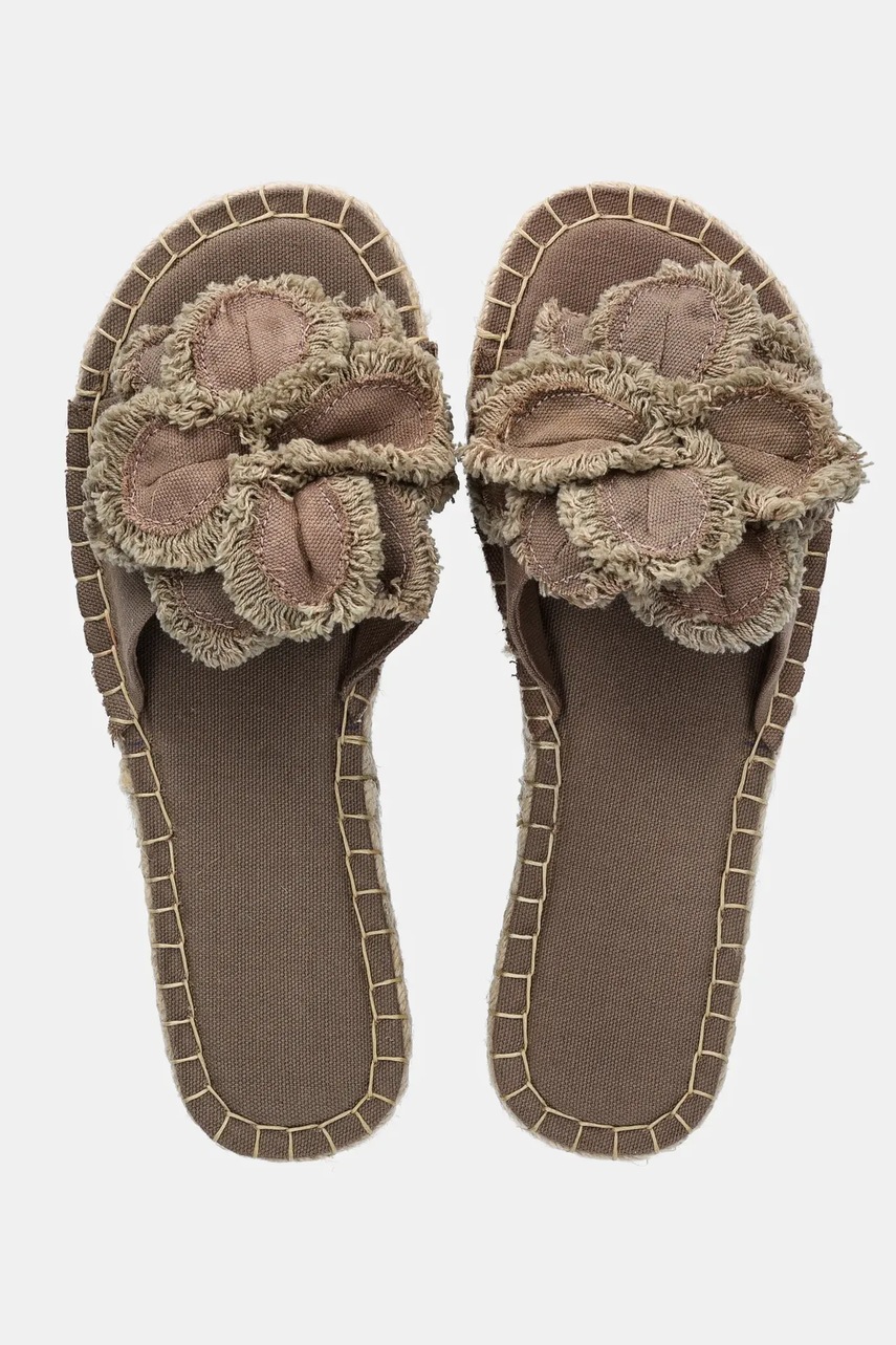 Παντόφλες Answear.LAB χρώμα: μπεζ φωτογραφία