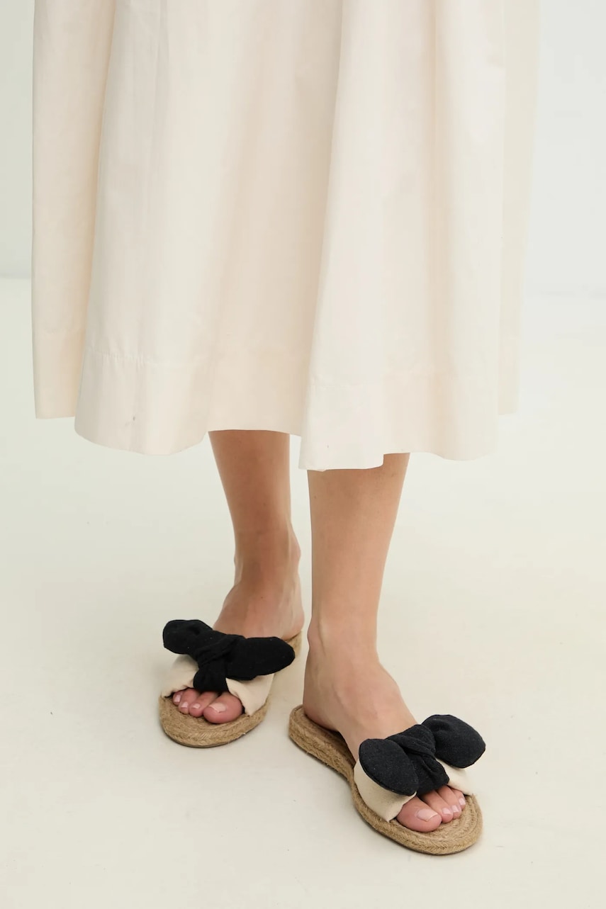 Answear Lab papuci femei, culoarea bej