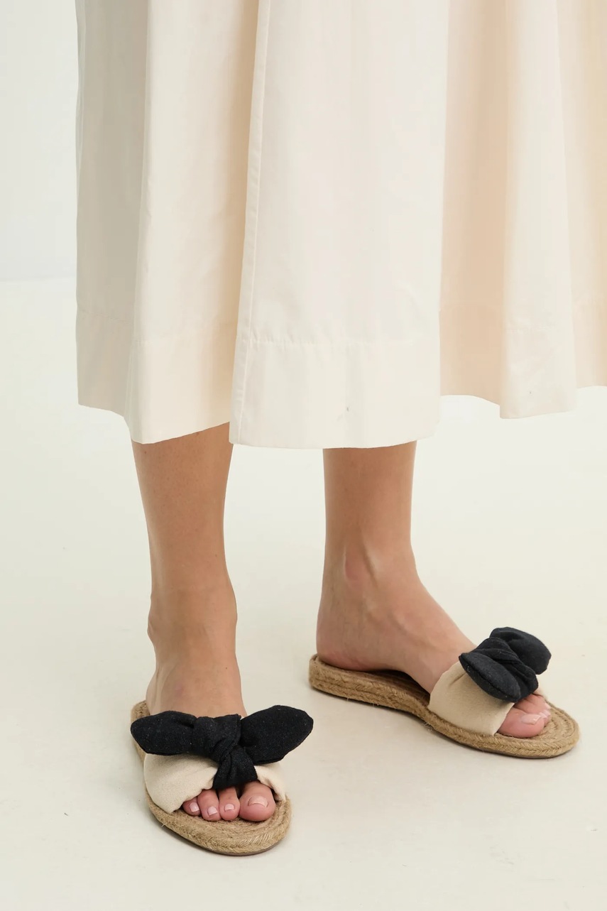 Παντόφλες Answear.LAB χρώμα: μπεζ φωτογραφία