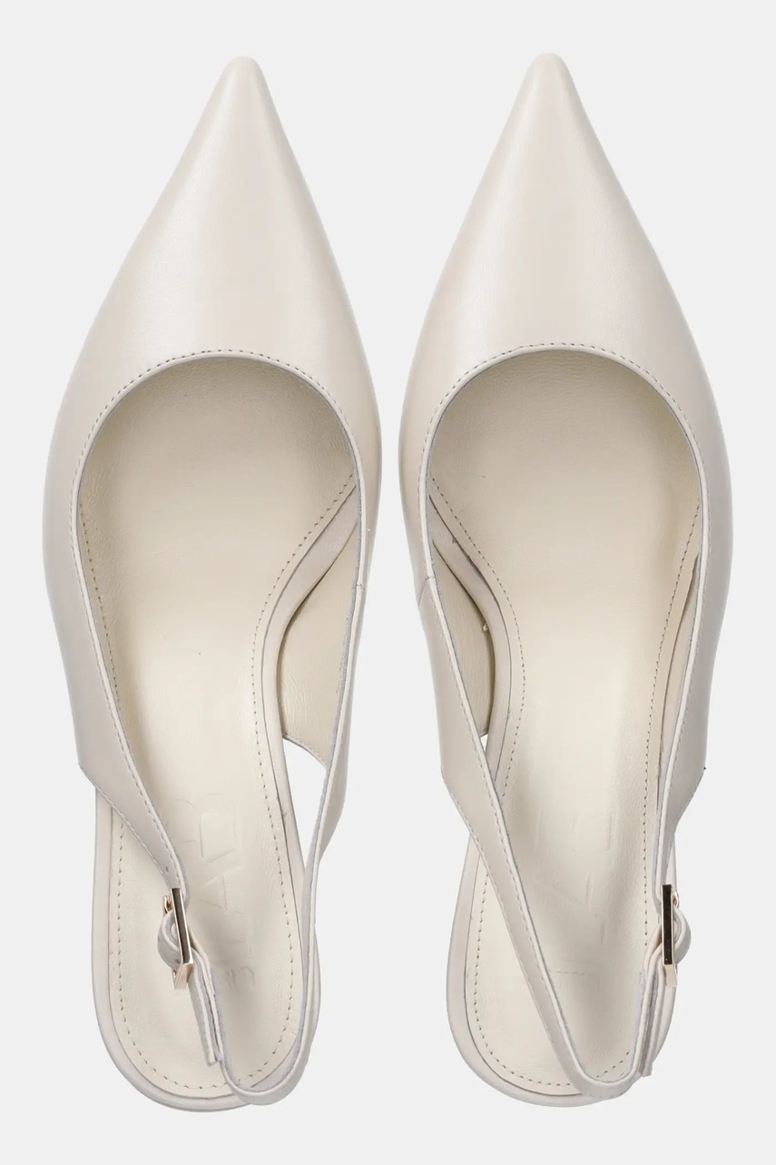 Δερμάτινες γόβες Answear.LAB χρώμα: άσπρο φωτογραφία