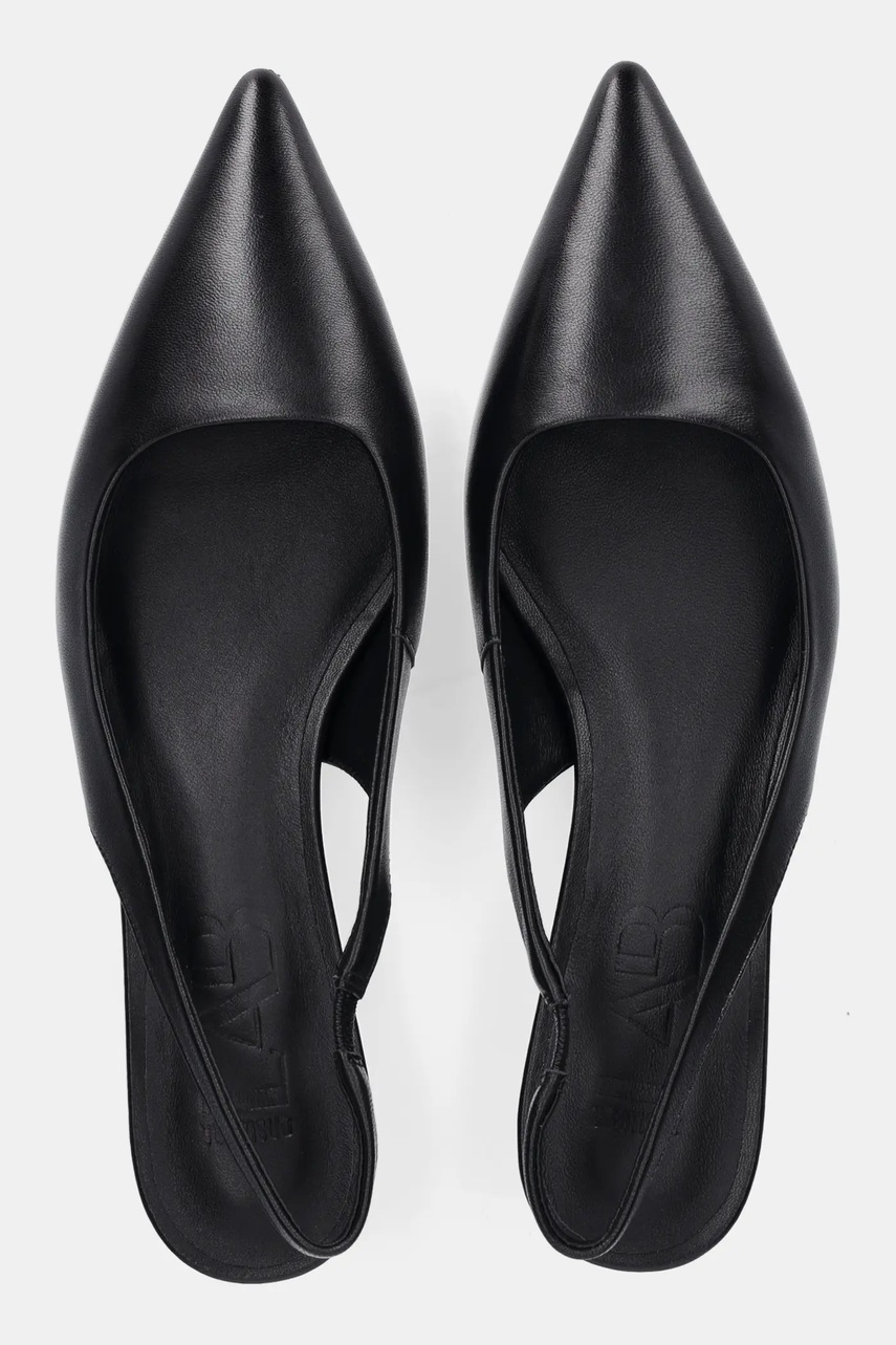 Δερμάτινες γόβες Answear.LAB χρώμα: μαύρο φωτογραφία