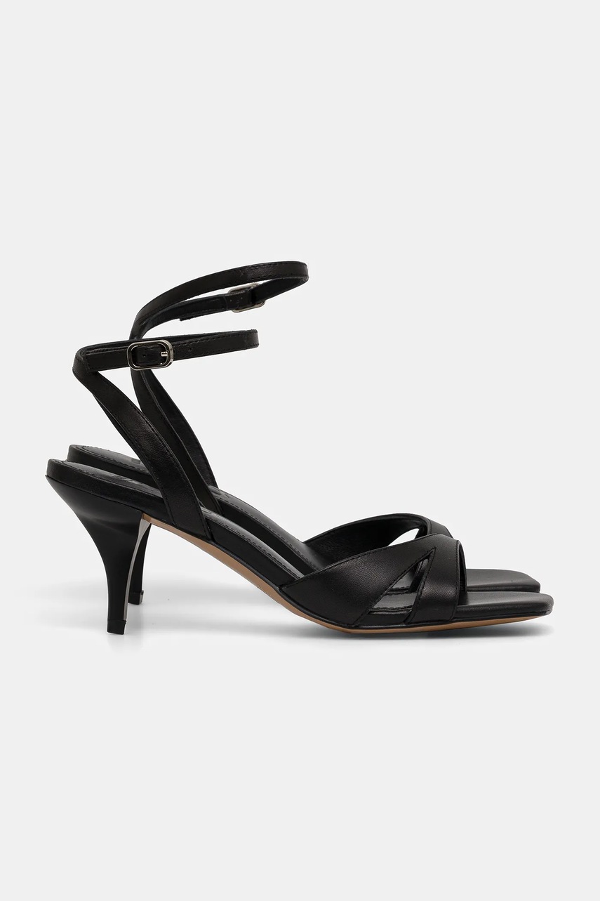Кожаные сандалии Answear.LAB цвет чёрный