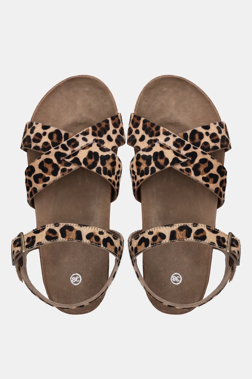 Δερμάτινα σανδάλια Answear.LAB χρώμα: μπεζ φωτογραφία