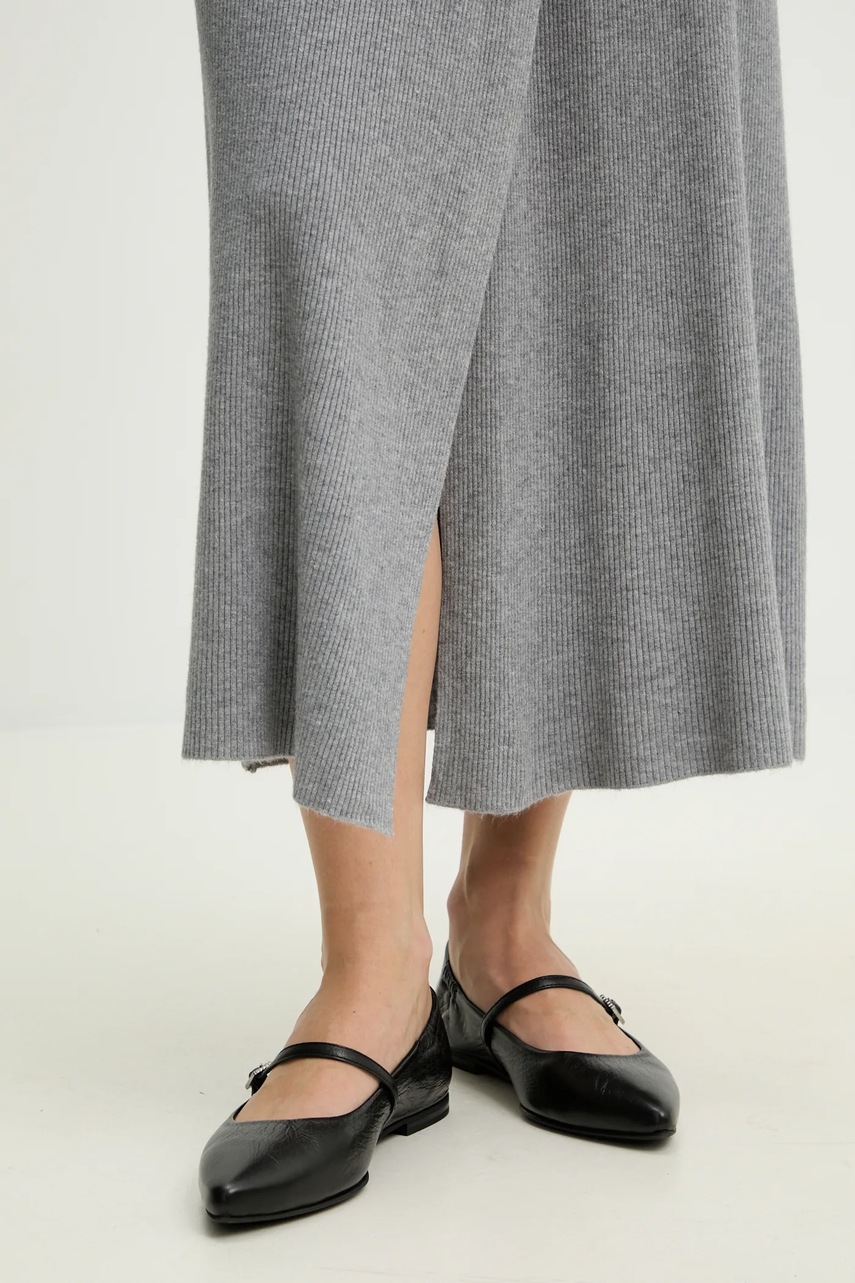 Δερμάτινες μπαλαρίνες Answear.LAB χρώμα: μαύρο φωτογραφία