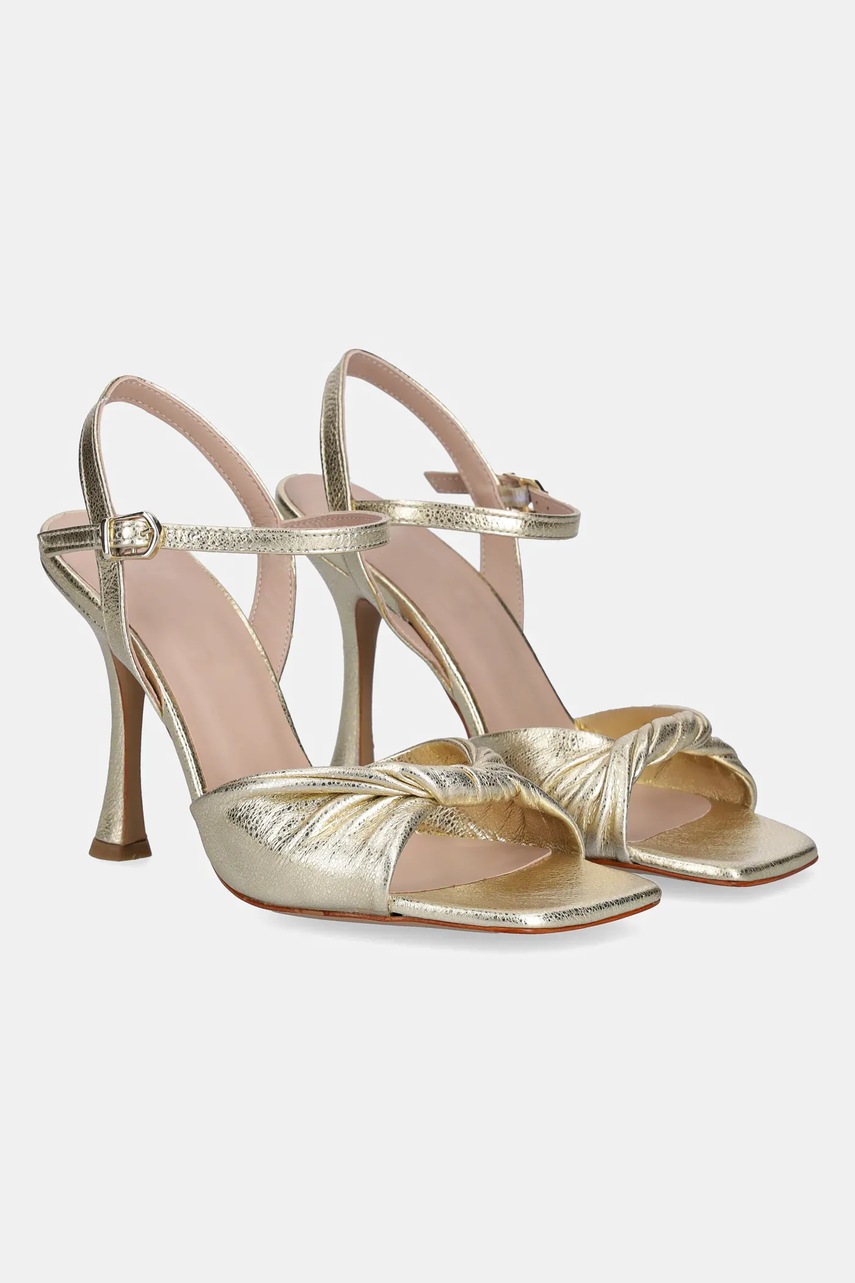 Кожаные сандалии Answear.LAB цвет золотой Кожаные сандалии Answear.LAB цвет золотой