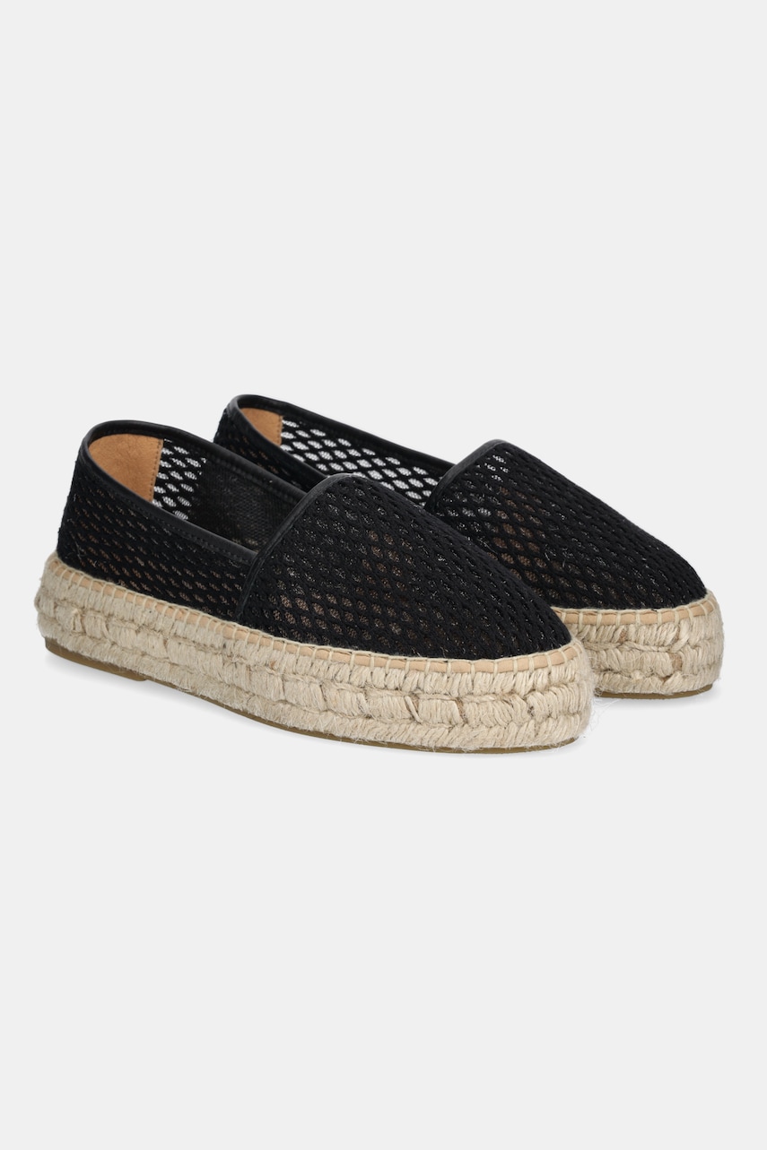 Answear Lab espadrile culoarea negru, cu platforma Answear Lab espadrile culoarea negru, cu platforma