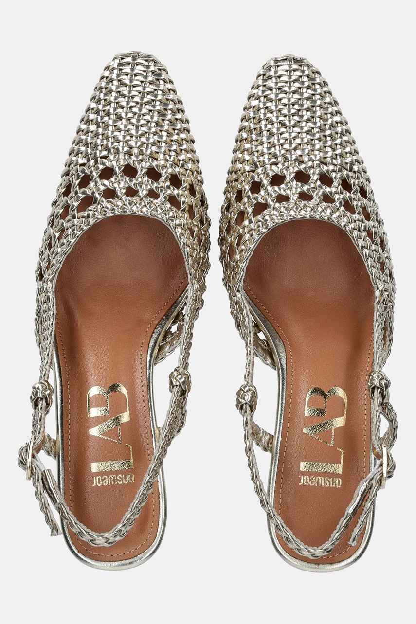 Γόβες Answear.LAB χρώμα: χρυσαφί φωτογραφία