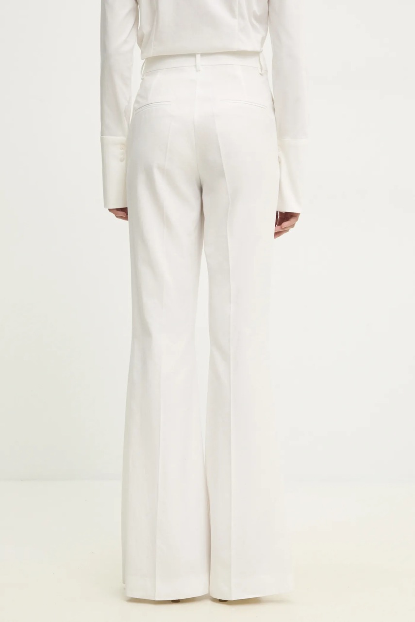 Παντελόνι κοστουμιού με καμπάνα Answear.LAB χρώμα: άσπρο φωτογραφία