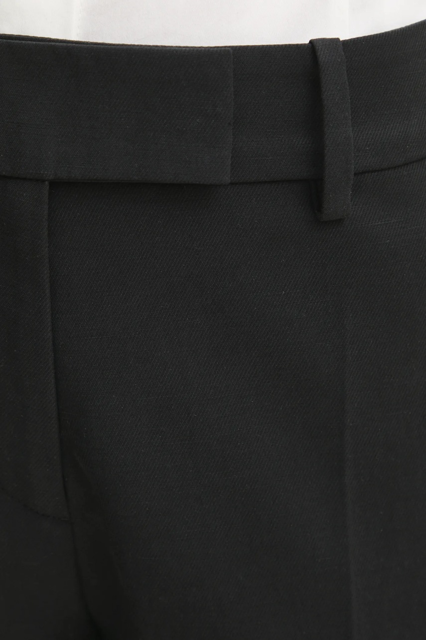 Παντελόνι κουστουμιού με ίσιο κόψιμο Answear.LAB χρώμα: μαύρο φωτογραφία