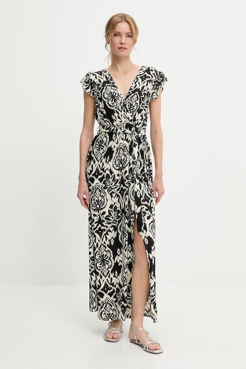 Answear Lab rochie culoarea negru, maxi, evazati