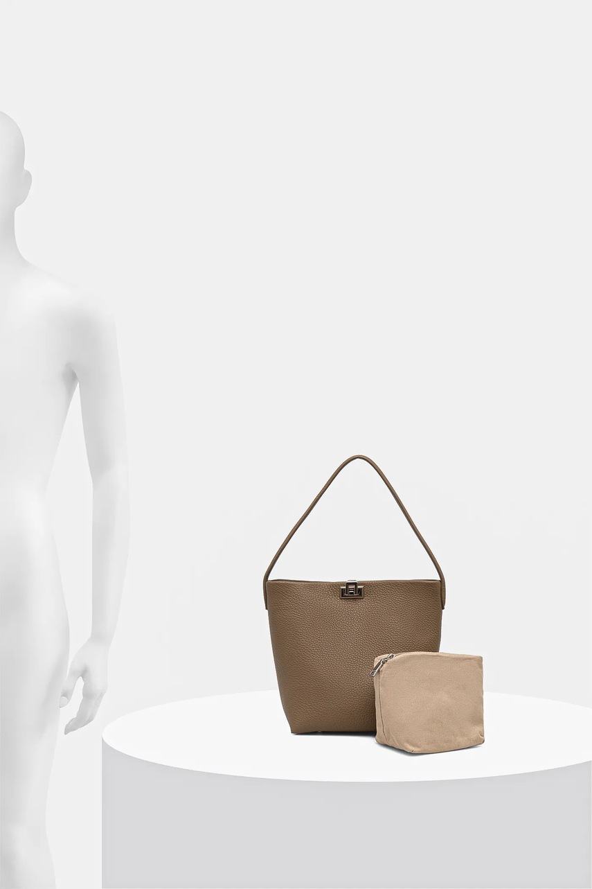 Τσάντα Answear.LAB χρώμα: μπεζ φωτογραφία