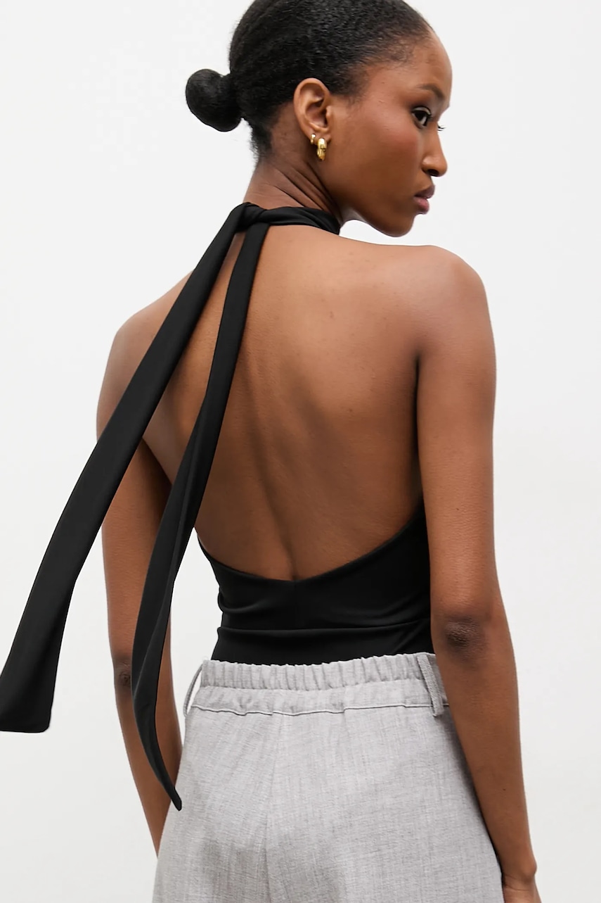 Answear.LAB body culoarea negru, neted