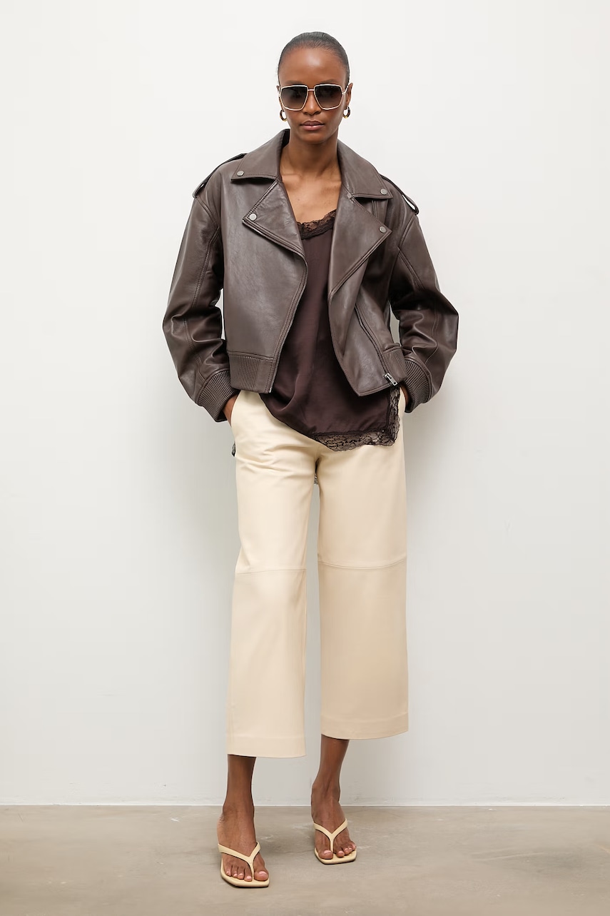 Dámská kožená ramoneska Answear.LAB YARI z kolekce Unscripted