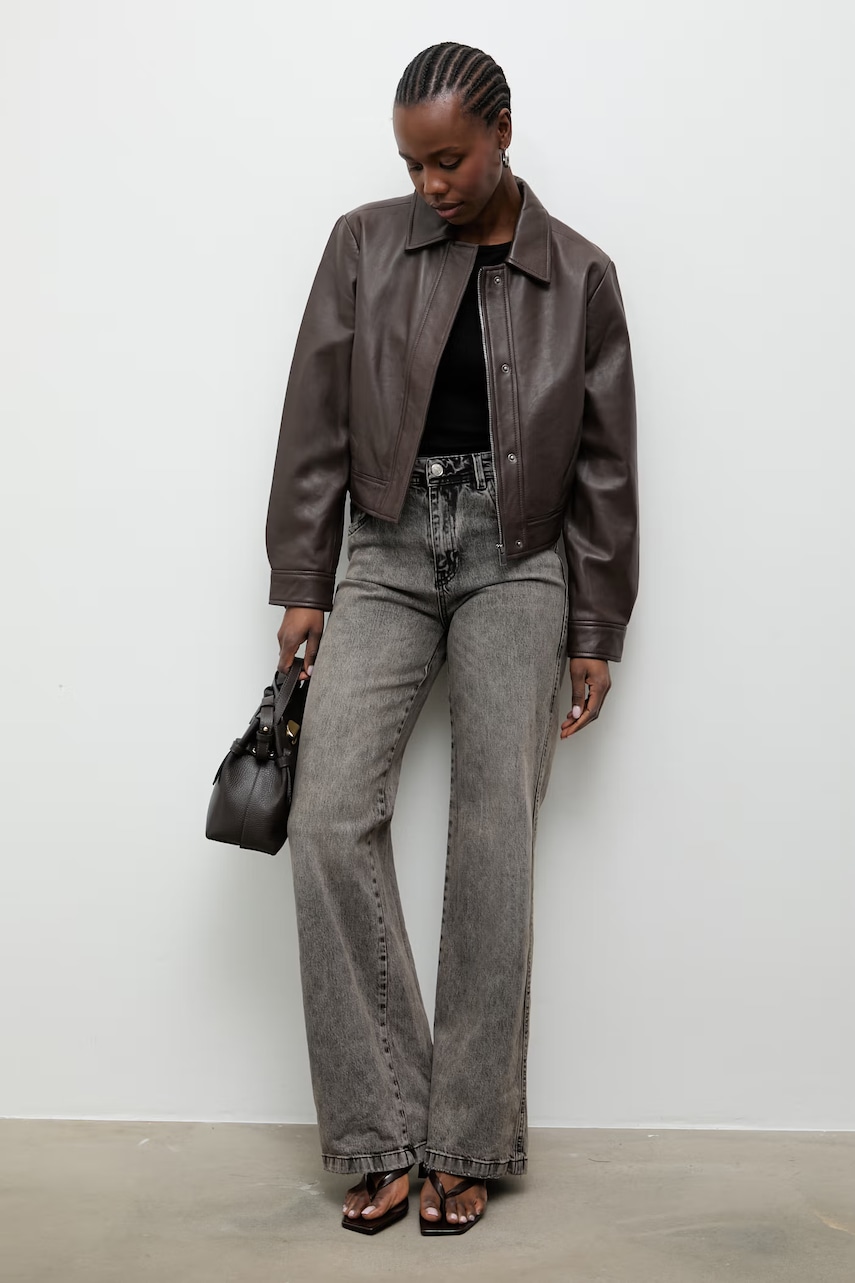 Dámská kožená bunda Answear.LAB LUMA z kolekce Unscripted