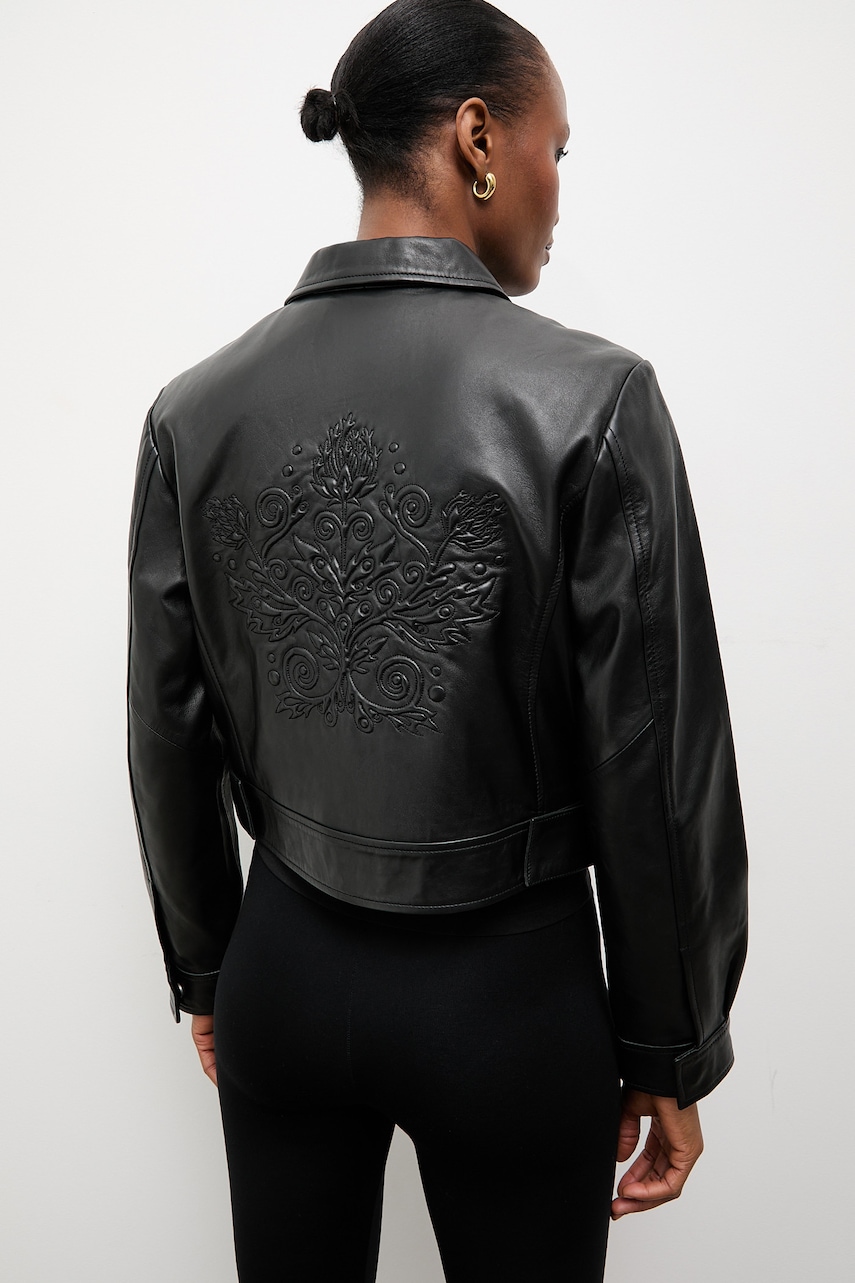 Answear.LAB jachetă pentru femei, din piele LUMA Unscripted Collection