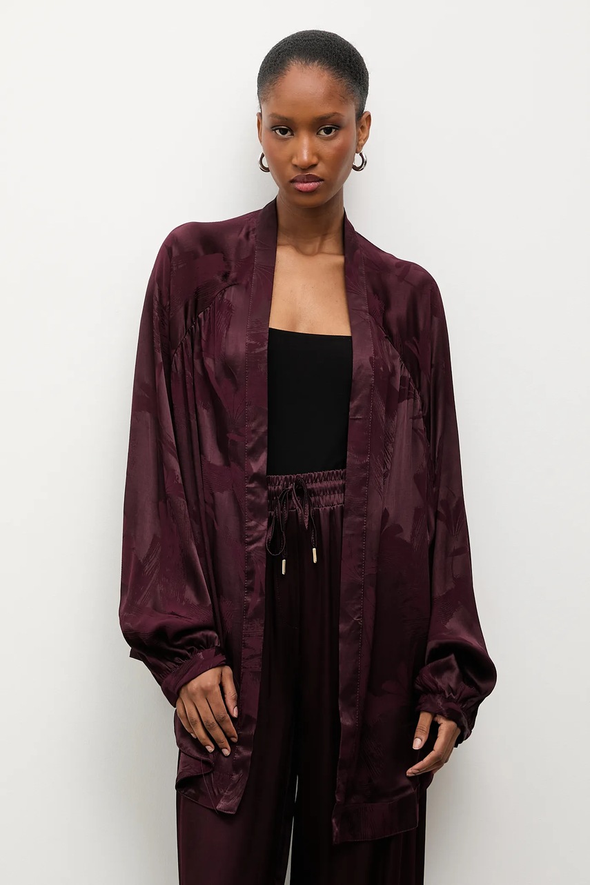 Σακάκι Answear.LAB χρώμα: μπορντό φωτογραφία