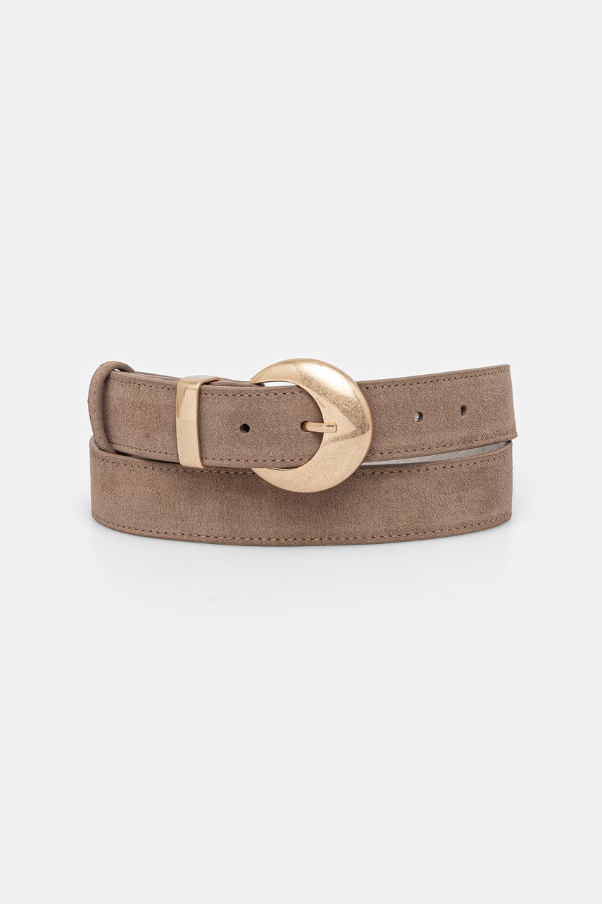 Γυναικεία ζώνη από σουέτ Answear.LAB WS26-PAD021 καφέ 85,100,95,90