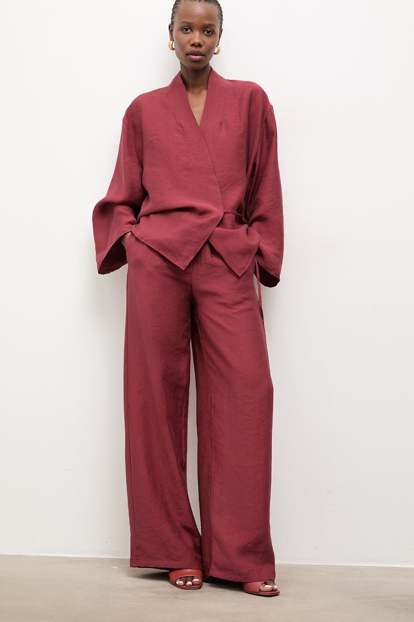 Answear.LAB pantaloni de damă cu lyocell