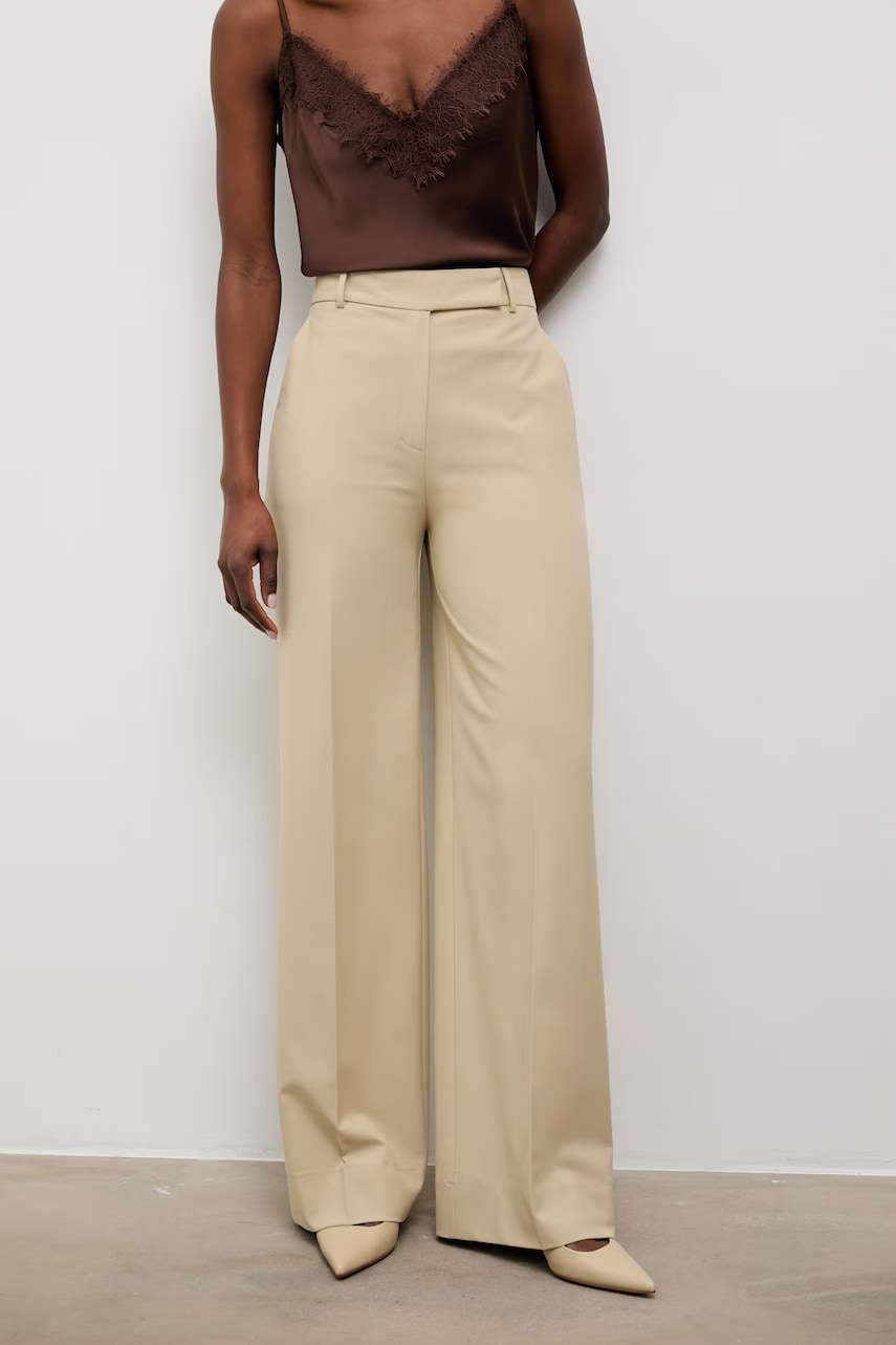 Answear.LAB pantaloni de costum pentru femei, cu vâscoză