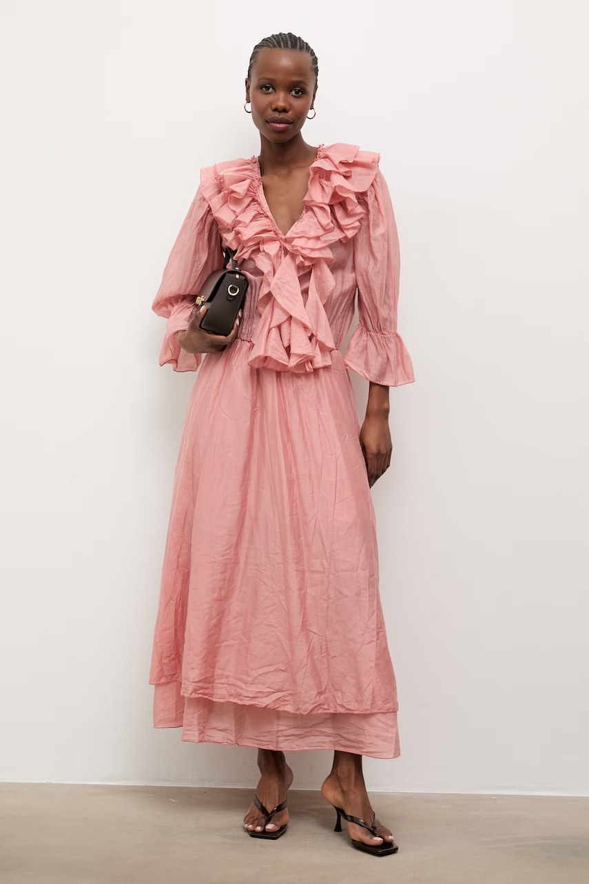 Answear.LAB rozšířené šaty s lyocellem