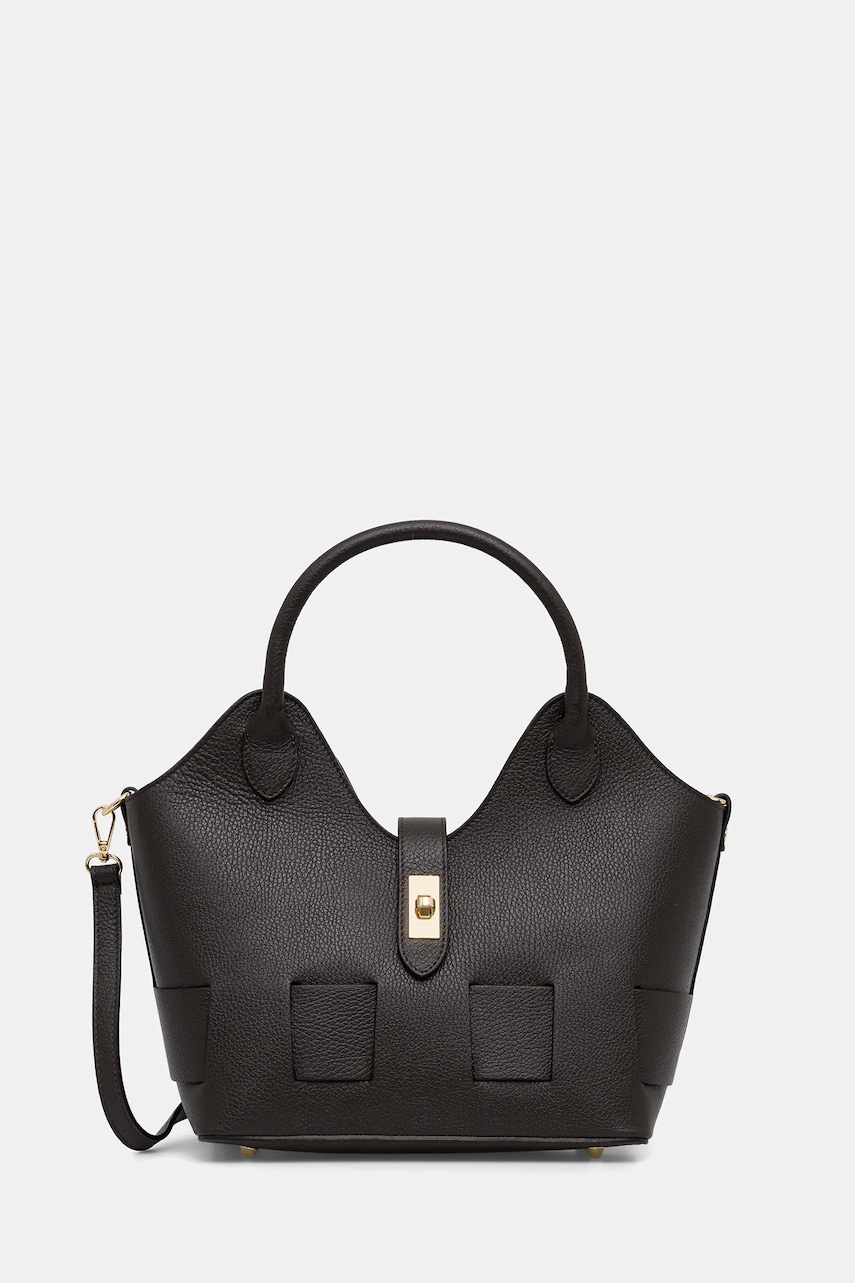 Answear.LAB poseta de piele culoarea maro