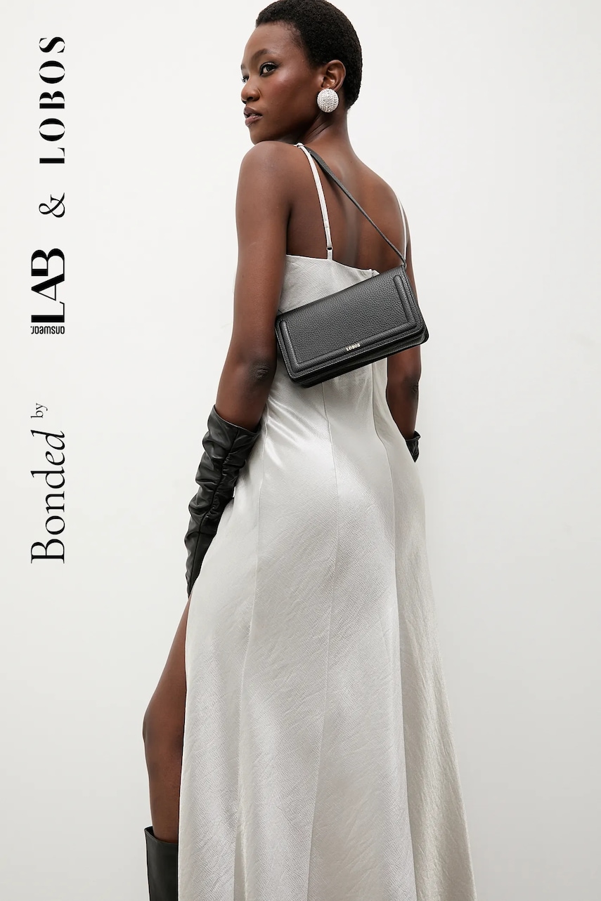 Bonded by Answear.LAB & LOBOS poseta de piele culoarea negru