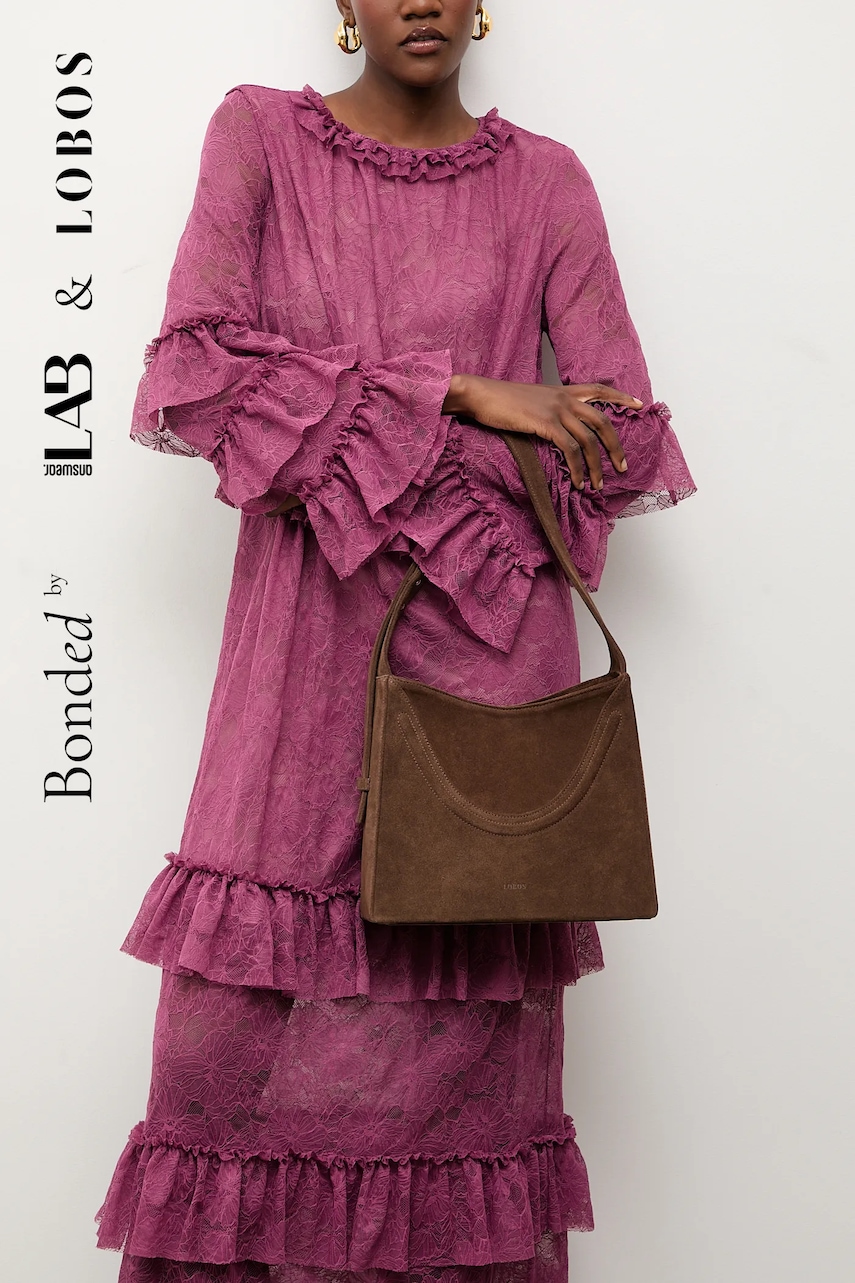 Bonded by Answear.LAB & LOBOS geanta de mână din piele întoarsă