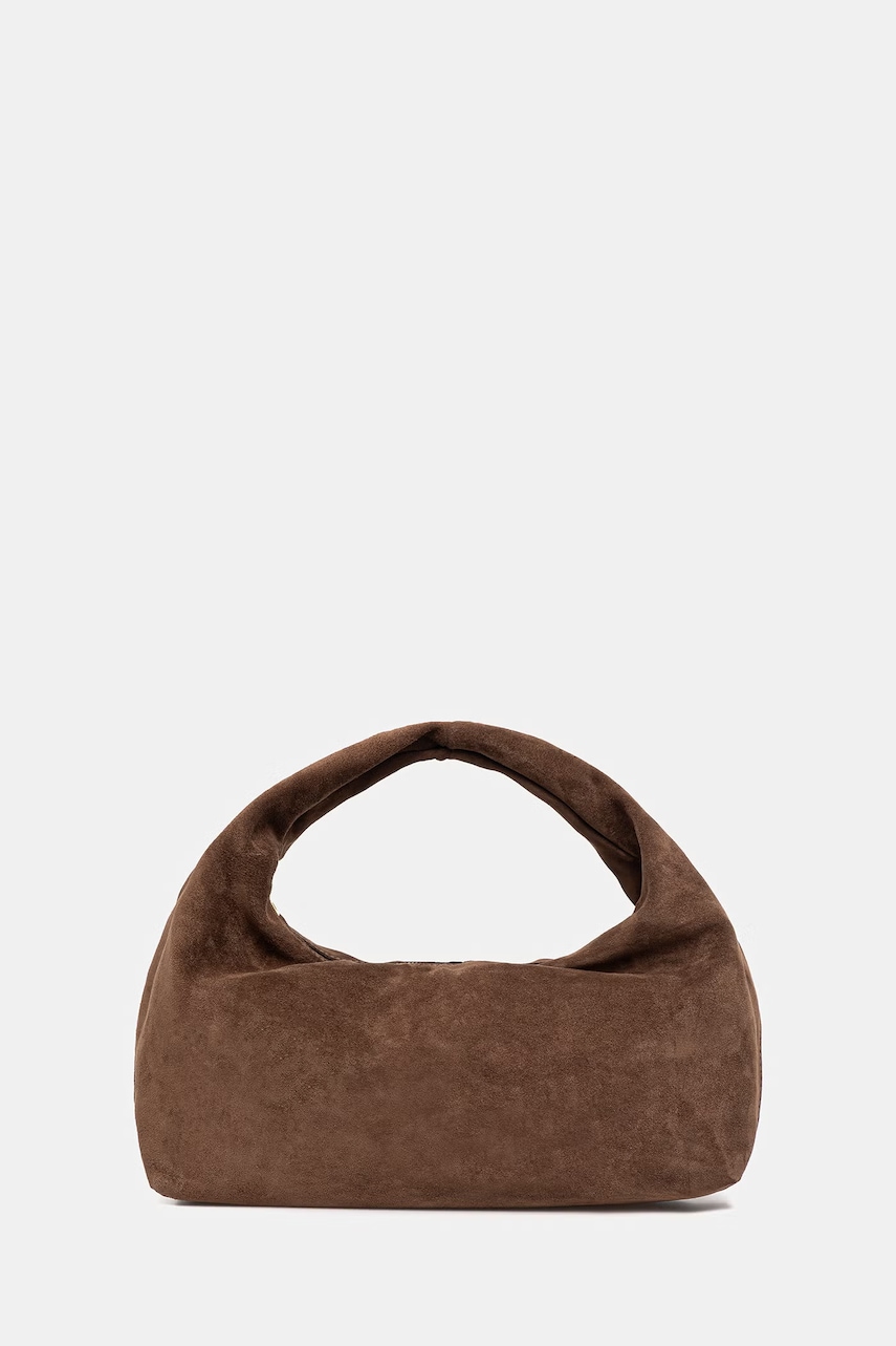 Answear.LAB geantă de mână din piele întoarsă Unscripted Collection