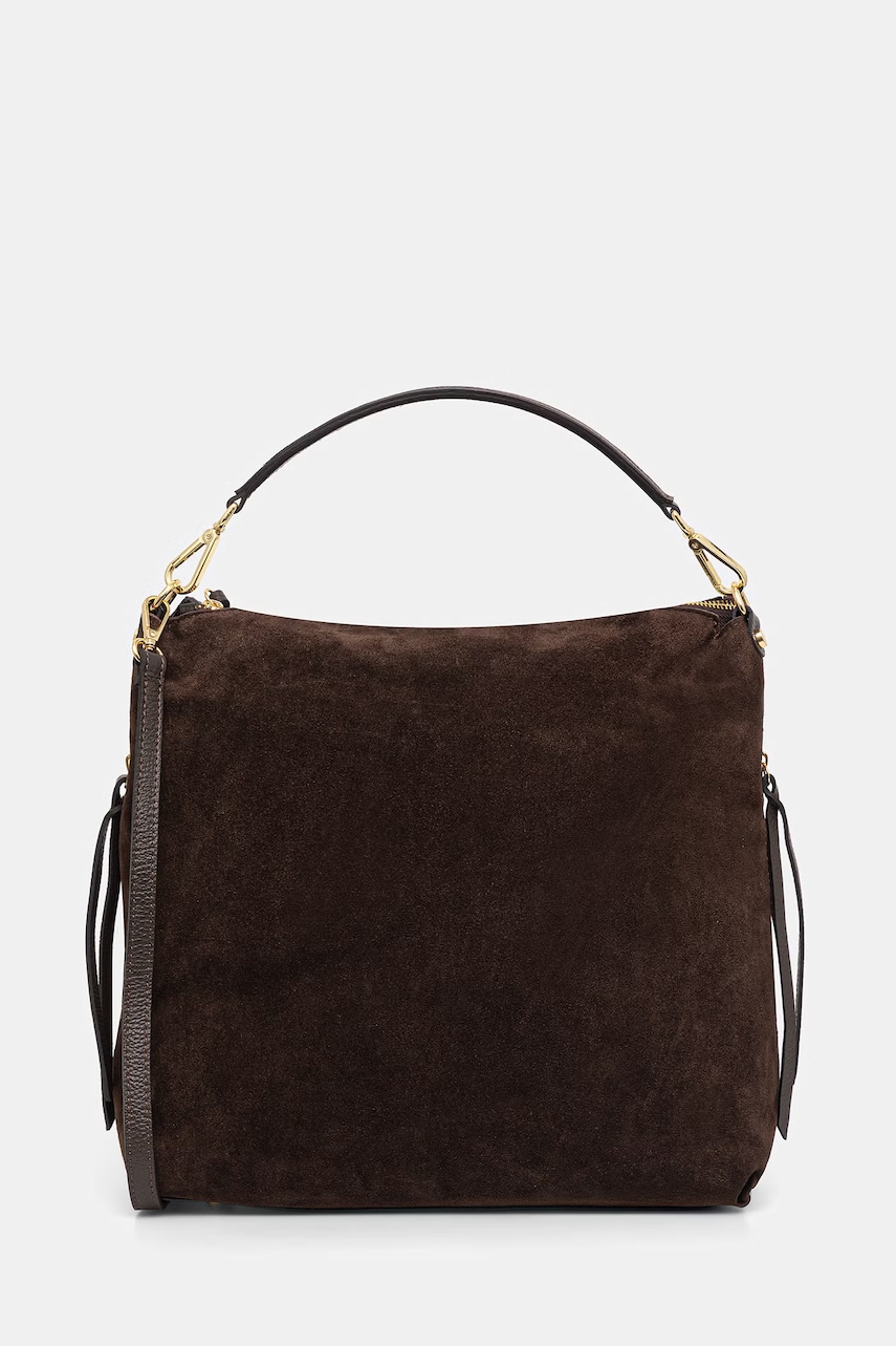 Answear.LAB geanta de mana din piele intoarsa