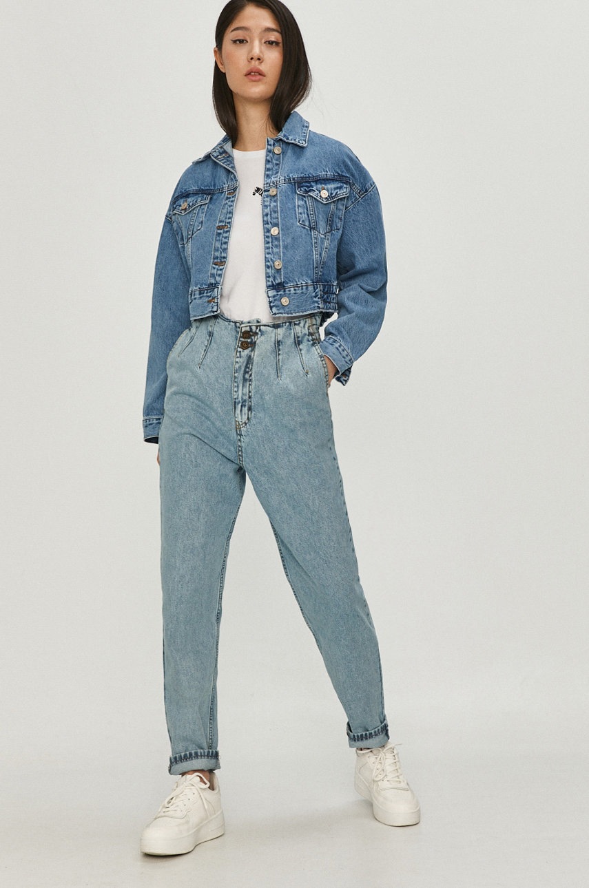 

Джинсовая куртка Answear Lab переходная oversize