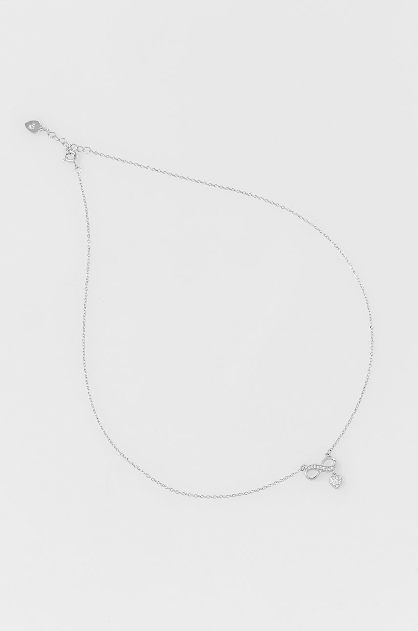 

Серебряное колье Answear Lab цвет серебрянный